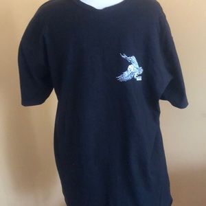 Sz lg classic fit BLK off wall vulture T-shirt